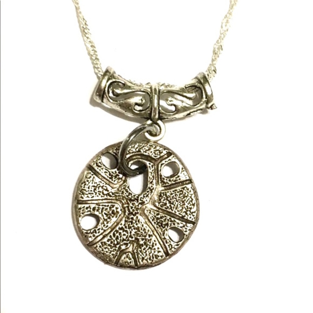 Gorgeous Sand Dollar Pendant Necklace!